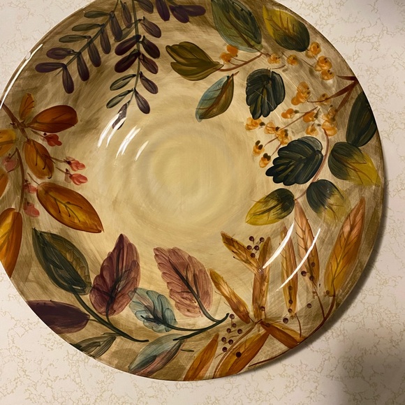 4  11 in.Dinner Plates by Home Trends Pattern:Shadowwood - Picture 8 of 10
